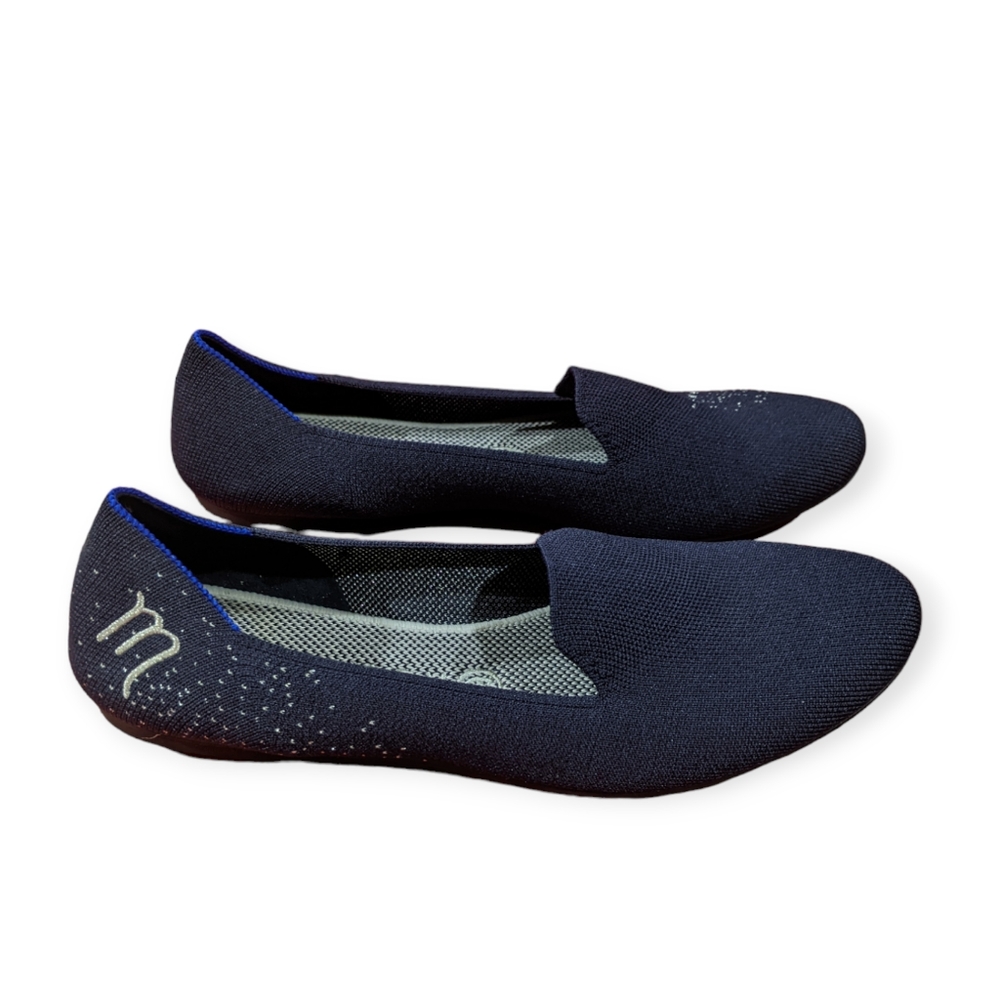R O T H Y 'S round toe zodiac flats/retired navy loafer Perfect condition sz10